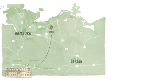 Schloss Kaarz Anfahrtsgrafik