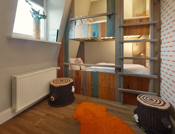 Schloss Kaarz Zimmer Förster Hochbett