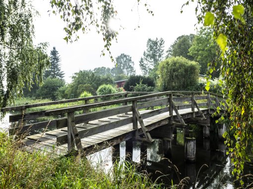 Gut Alt Necheln Brücke über die Warnow
